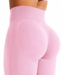 Mini Flare Leggings Womens Workout Butt Lifting Legging Hidden Scrunch Seamless 30" Lilliean Yoga Pants Women Pants  Flare Leggings Joggers For Women Black Pants  Flare Leggings Womens - Pink - View 8