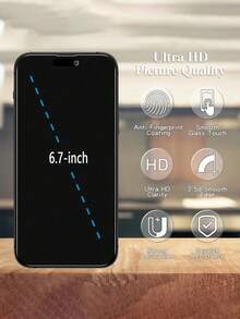 BOLLYMORE 3pcs Apple Privacy Screen Protector Film Compatible With IPhone 17, 16 Pro Max, 16, 16 Pro, 16 Plus, 15 Pro Max, 15, 15 Pro, 15 Plus, 14 Pro Max, 14 Pro, 14 Plus, 13 Pro Max, 13, 13Pro, 12, 11 XR, XS Max And XS. Made Of Tempered Glass, Anti-Peeping, Bubble-Free, Scratch-Resistant, Easy To Install, And Compatible With Phone Cases. - 3pcs-privacy - View 4