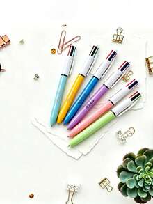 Bút bi nhiều màu in logo theo yêu cầu, bút quà tặng cao cấp 4 màu, bút bi rút tùy chỉnh, thích hợp để viết nhật ký, văn phòng, trường học, y tá, ghi chú | Các ngày lễ như Ngày của Mẹ, Sinh nhật, Ngày Nhà giáo, Giáng sinh, Halloween | Khen thưởng nhân viên văn phòng, đội nhóm | Đồ dùng học tập, vật dụng cần thiết cho năm học mới. - Nhiều màu - Xem 3