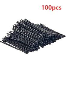 15 pièces/25 pièces/100 pièces Pinces à cheveux invisibles ondulées pour femmes, convenant pour le bureau, le travail, les voyages, la maison, les cadeaux, la coiffure, les chignons, les queues de cheval, le lavage du visage, le maquillage, le masquage, assortiment de tenues diverses, les festivals, les fêtes - Multicolore - Voir 10