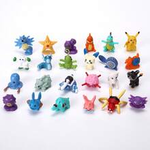 24Pcs 2-3cm Mini Figures Dolls, Pocket Monster Action Figure Ornaments, Cute Cartoon Capsule , Desktop Decor Collectible Gifts Random Style - Multicolor - View 2