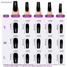 10-Piece Set Of European And American Cross-Border Handmade Press-On Nails, French Style With 3D Floral And Butterfly Designs, Full Of Rhinestones, Detachable Bridal Nails - 3.3 Square - View 6