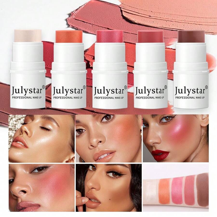 maquillaje profesional Colorete de larga duración pigmentado Colorete en crema