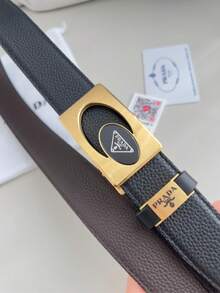 Prada Belt . Automatic Belt - Dorado - Ver 4