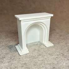 2件套娃娃屋装饰品（1:12迷你壁炉+3D打印迷你壁炉），易于组装的桌面摆件，适合微缩模型、角色扮演、收藏家和爱好者。 - 均碼 - 查看 5
