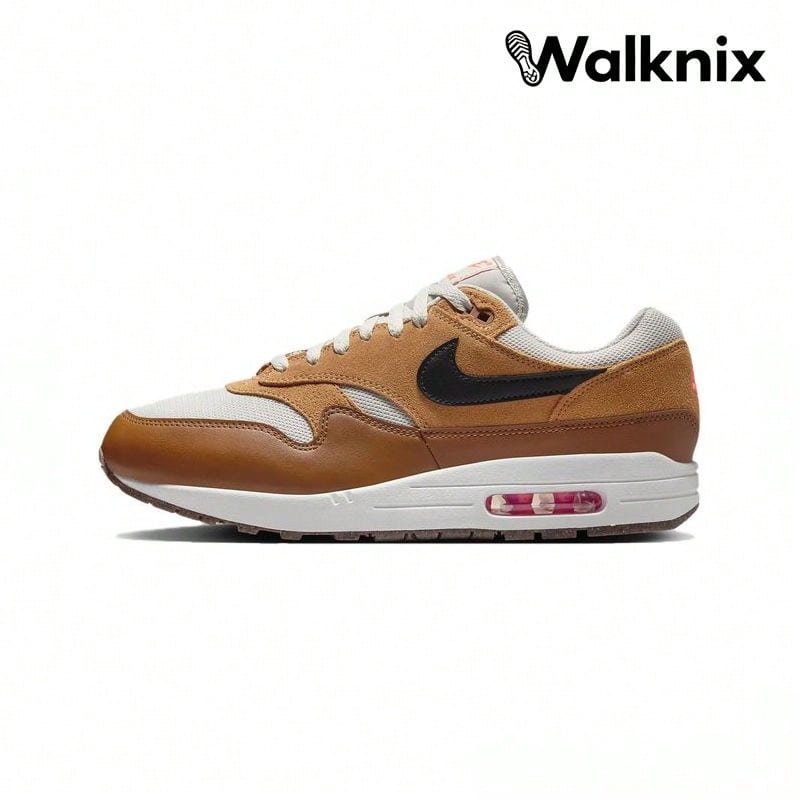 Nike Air Max 1 Essential 'Flax British Tan' Light-Bone Black Sneakers Men FZ5808-004 - 彩色 - 查看 1