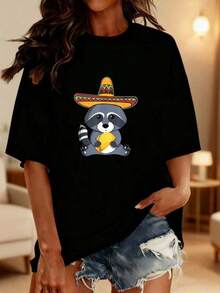Women T-Shirts - Black - View 1