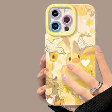 Funda para teléfono con diseño de patos amarillos de dibujos animados, brillante y soleado. Esta elegante funda es compatible con Samsung, Apple, VIVO, OPPO, , Transsion, ,  y Honor. Fabricada en silicona TPU, ofrece protección contra golpes y caídas, además de un tacto superior. Es un regalo ideal para familiares, amigos y seres queridos, y una opción perfecta para el Día de San Valentín y Año Nuevo. Funda para teléfono Maestra, funda para iPhone, funda para iPhone 17 Pro, funda para iPad, fundas para teléfono, funda para iPhone 16, funda para iPhone 17, funda para iPhone 15, funda para iPhone 17 Pro Max, funda para iPhone 15, funda para iPhone 16 Plus, funda para iPhone 14, funda - Blanco - Ver 4