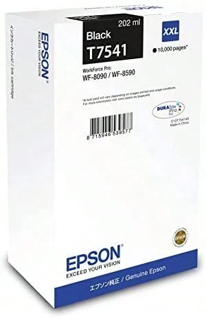 Cartouche de toner Epson C13T754140 compatible avec l'imprimante WF8090, noire - Voir 1