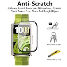 1-5PCS For Huawei Watch Band 11 11 Pro Screen Protector, Anti-Fingerprint Bubble-Free Full Cover Protective Film - A - View 10