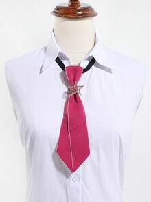 1 chiếc cà vạt nữ in hình ngôi sao, thích hợp cho những buổi đi chơi thường ngày và hẹn hò. - Nhiều màu - Xem 2