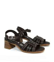 Women Heeled Sandals - Brown - View 2