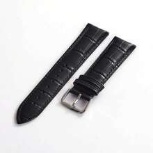 竹纹PU皮革表带 18mm 20mm 22mm 24mm 高级替换表带，适用于腕表 - 常規款 - 查看 25