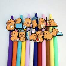 Bộ 1/3/5 bút bi hình chuột lang dễ thương, ngòi 0.5mm, bút bi bấm hoạt hình kèm ruột bút, chất liệu nhựa, ngòi cỡ trung bình, thích hợp cho trường học, nhà, văn phòng, phần thưởng, quà tặng học sinh, quà tặng ngày lễ, mùa tựu trường. - A - Xem 3