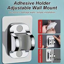 5 pièces Ensemble de pistolet de bidet en acier inoxydable - Nettoyeur haute pression avec support et tuyau pour le bain d'animaux de compagnie/le nettoyage de l'évier, Installation sans perçage économe en eau (matériau 304) - 5 pièces - Voir 8