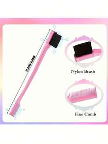4pcs Hollow Out Casual Style Comb Set, Hairdressing Tool Combination, ABS Plastic Handle, Suitable For Daily Use, Creating A Regular Hairstyle - Multicolor - View 2