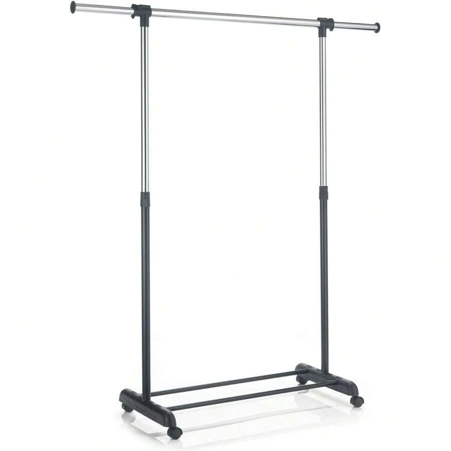 , Sala Wheeled Clothes Rack, Clothes Rail, Rack, Clothes Stand, Coat Stand, Clothes Trolley, Adjustable Height and Ext - B - Übersicht 1
