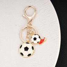 FIFA Football Themed Metal Keychain, Containing Elements Such As Football, Cleats, And Players, Suitable For Decorating Keys, Bags, And Accessories, Designed With Football Elements As The Core, Paired With Exquisite Metal Pendants, Vivid And Three-Dimensional Shape, Built-In Metal Buckle For Direct Hanging On Keys, Bags, Backpacks, And Other Items, Energetic And Eye-Catching Style, Practical And Decorative, An Ideal Accessory Choice For Football Enthusiasts To Add Personalized And Fun To Daily Items. - Multicolor - View 7