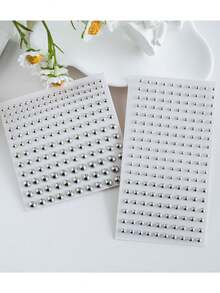 180 piezas Conjunto de Piercing Falso Impermeable - Anillos Autoadhesivos para Labios, Cejas, Nariz y Ombligo, Multiusos Unisex - 180 piezas (1 pegatina) - Ver 4