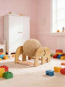 Esta duradera tabla de rascar de sisal, árbol para gatos, bola de rascar y poste de rascar para gatos son resistentes al desgaste y a los arañazos. El poste de rascar vertical para gatos con rodillos no se caerá ni dejará residuos. Es la opción perfecta para que usted y su gato pasen tiempo juntos. El regalo perfecto para sus gatos, su regalo favorito. - Bola de la suerte con forma de pata de gato y elefante - Ver 10