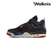 Air Jordan 4 Retro 'Rare Air - White Lettering' Black Fire-Red Deep-Royal-Blue Dark--Grey Tech-Grey Sneakers Men FV5029-003 - 彩色 - 查看 1