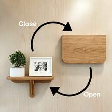Bàn làm việc mini treo tường, kệ nổi nhỏ, kệ gấp treo tường, bàn gập, bàn xếp gọn cho xe RV, xe cắm trại, giường gác xép - Nhiều màu - Xem 2