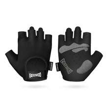 1 Pair GOUNOD Full Palm Weight Training Gloves, Fitness Gloves, Suitable For Gym, Cycling, Workout, Ultra-Lightweight, Unisex - Black - View 3