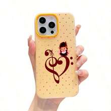 スマホケース 2in1ケース ジェル風ケース キャラクターイラスト 可愛いデザイン 大人可愛い 女子向け TPU+PP二層構造 柔らかTPU 耐衝撃 傷防止 カメラレンズ保護 17pro Max/17pro/17/11/12/13/14/15/15Pro/15PluS/15Pro Max/16/16Pro/16PluS/16Pro Max/MIN/X/XR 対応 インスタ映え 大人上品 プレゼント - 米白 - チェックする 5