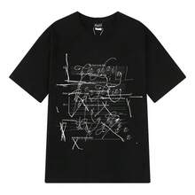 Printed With Musical Notes Of The Singer Rosa - Black - View 6