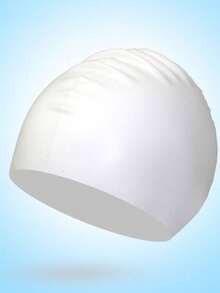 1 pièce Ensemble de bonnet de bain en silicone, pince-nez, bouchons d'oreille, imperméable et chaud, convient pour la natation en piscine intérieure/extérieure et à la plage, meilleure 2026, cadeau idéal pour la Fête des Mères et la Fête des Pères - bonnet de bain - Voir 10