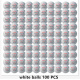 100 bolas blancas