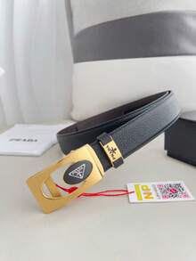 Prada Belt . Automatic Belt - Dorado - Ver 1