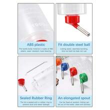 Dispensador de botellas de agua de plástico para beber conejos, alimentador colgante para mascotas, conejillo de indias, ardilla, conejo, aleatorio, 1000ml, 1 ud. - 1 unidad de color aleatorio - Ver 4