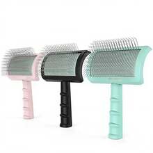Peine de aseo para perros, cepillo de aguja para quitar el pelo, masaje, peine de nudo abierto, herramienta para el cabello, suministros para perros grandes, accesorios para mascotas - PS1140-DG - Ver 2