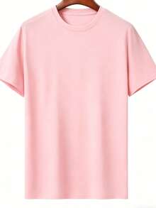1 Piece Men's Casual Style Graduation T-Shirt For Graduation Celebrations. Available In Various Colors. - Pink - View 3
