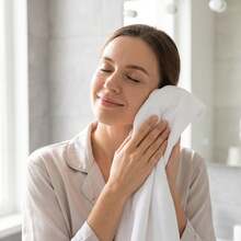 10/20/40pcs White Microfiber Face Towels, Soft And Highly Absorbent, Multi-Purpose, Suitable For Bathroom, SPA, Gym, Size 12x12 Inches/14x30 Inches - White - View 5