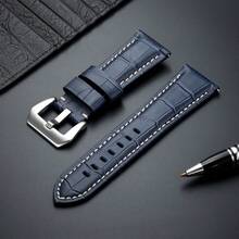 Premium Bamboo Pattern Leather Watchbans 20mm 22mm 24mm 26mm For Men Women Business Replacement Wrist Strap For Wristwatch Watch Band - Mouldless - View 12