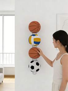Estantería de 5 niveles para almacenamiento de baloncesto - Negro - Ver 35