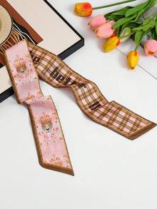 5 chiếc khăn/băng đô in họa tiết hoa tulip và hoa hồng, kiểu dáng thanh lịch thường ngày/dành cho hẹn hò, đa năng, quà tặng Ngày của Mẹ/quà đi nghỉ mát ở biển. - Nhiều màu - Xem 2
