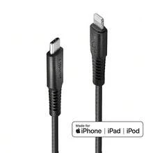 LINDY USB Type-C To Lightning Cable, Charges And Syncs, 3m - View 2