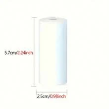 【热敏 | 迷你打印纸】迷你打印纸 | 57x25毫米 | 热敏纸，适用于拍立得相机、DIY照片、笔记和日记本 - 查看 5
