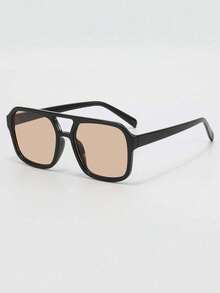 1 Cặp kính thời trang gọng đầy đủ unisex, phù hợp cho sử dụng hàng ngày, phong cách đường phố, sàn catwalk, du lịch và nghỉ dưỡng, thời trang retro. - Nhiều màu - Xem 2