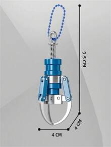 Mở khóa móc, lấy mặt dây chuyền hình máy gắp búp bê, mở khóa móc mặt dây chuyền. - Xem 10