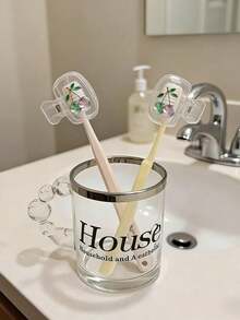 2/1pcs Universal Cherry-Shaped Toothbrush Holder, Suitable For Most Toothbrush Types. Cherry-Shaped Toothbrush Holder, Suitable For Home, Dorm, Bathroom, Travel, Camping And Portable Use. - Multicolor - View 7