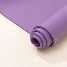 Verlängerte, verbreiterte und verdickte Yogamatte.Ideal für Fitness und Tanz.Rutschfest, ideal für Fitness und Pilates.Farben: Schwarz, Rosa, Grau, Blau und Lila (183 x 61 x 1 cm, 183 x 61 x 1,5 cm). - Grau - Übersicht 2