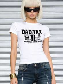 Camiseta de algodón de manga corta con cuello redondo, ajustada y suave, para mujer, tops para salir, vintage, generación Z, tops, curvas, ropa Y2K, algodón, Italia, Grecia, tops para damas, tops bonitos, camisetas gráficas, conjuntos de primavera, estilo callejero americano, casual deportivo, estilo unisex, estilo casual urbano, casual, jersey, camisetas holgadas, ropa urbana retro, estilo de los 90, estilo de los 2000, subcultura, estilo europeo, tops negros, tops blancos, conjuntos de fiesta de los 90. Blanco - Blanco - Ver 1