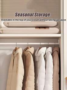 Compression Storage Bags In Pink And Beige, Available In Sizes 90, 110, And 51.18 Inch, Designed To Save 40% Space. Perfect For Vacuum Sealing Down Coats And Winter Clothing - View 3
