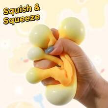 Stress Relief Toy Simulated Cheese Block! Soft And Chewy Cheese Texture, Stretchy And Durable. Suitable As Birthday Or Holiday Gift For Classmates, Colleagues Or Friends - Multicolor - View 4