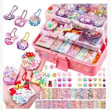 62/247pcs Girls Creative DIY Sticker Set, Gugu Card Art Toy, Suitable For Girls, Includes Goo Cards And Stickers, Complete DIY Scrapbooking Materials, Fun Toy And Art Supplies For Kids (Random Color & Style) - Multicolor - View 11