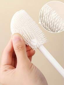 1/2/3pcs Long-Handled Cup Brush No Blind Spot Silicone Bottle Cleaning Brush Multifunctional Kitchen Brush Teapots Kettles Water Cups Wall Breaker Decontamination Cleaning Tool Household Multipurpose Easy Clean Durable Compact Gadget - Nhiều màu - Xem 5